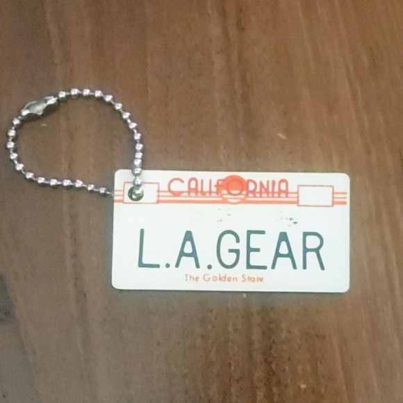 Vintage 80s L.A. Gear Key Chain - Picture 2 of 4